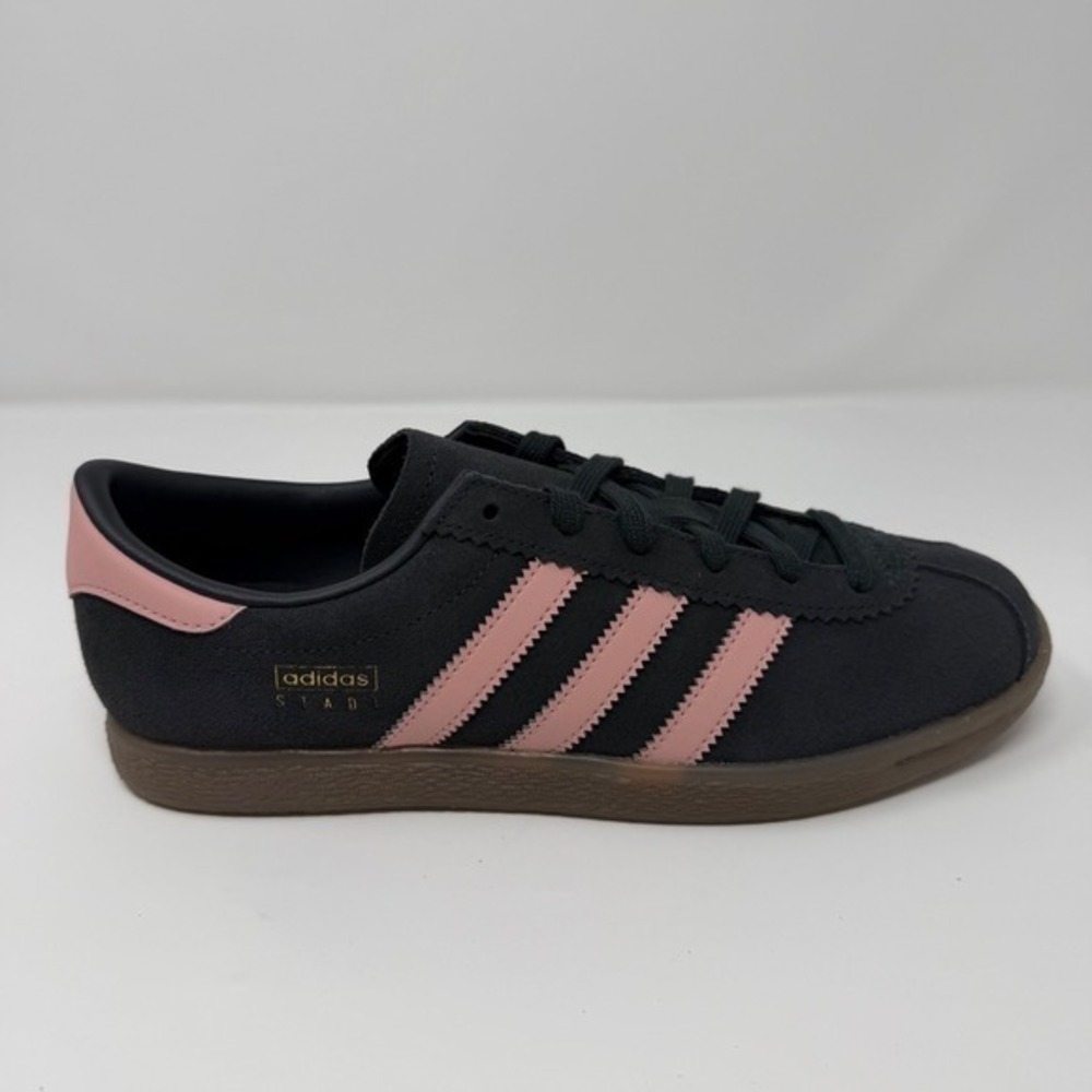Adidas Women's Sneakers Black with Pink Accents